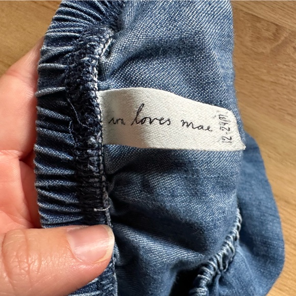 Ira loves Mae denim bloomers Sz 12-24 months - Picture 5 of 5